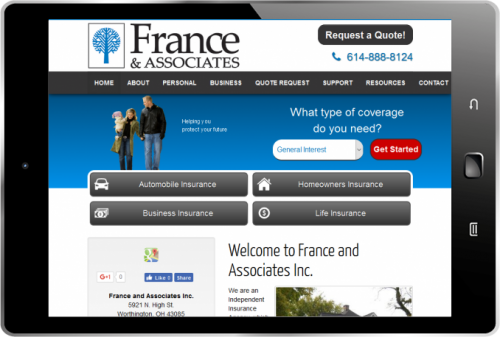 Responsive for Mobile Tablets